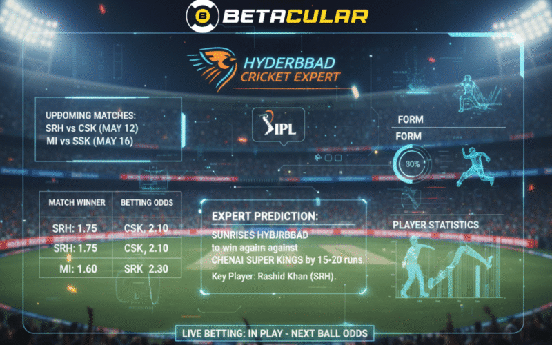Hyderabad IPL Matches Expert Betting Insights & Match Predictions