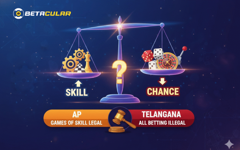 The legal difference games of skill vs games of chance in AP & Telangana