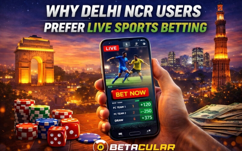 Why Delhi NCR Users Prefer Live Sports Betting