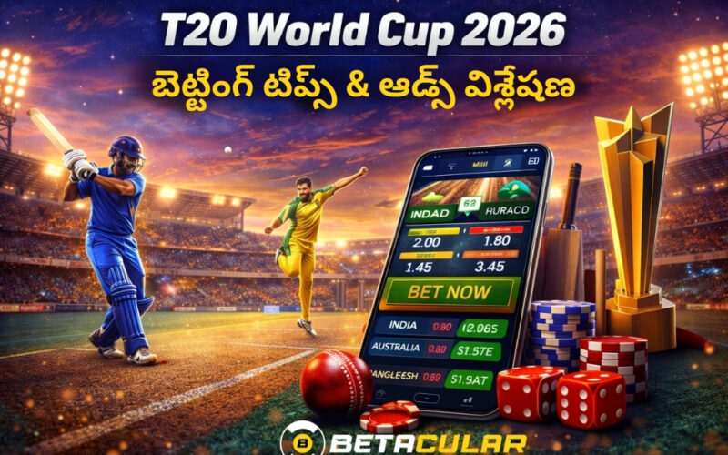T20 World Cup 2026 బెట్టింగ్ టిప్స్ & ఆడ్స్ విశ్లేషణ
